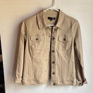 1822 Denim Tan Jacket with Black Label Tag